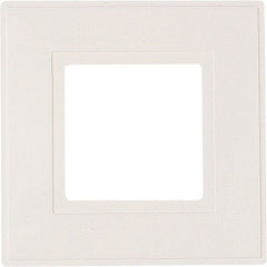 JDS Electricals White Finger Plates for Flush Wall Switches