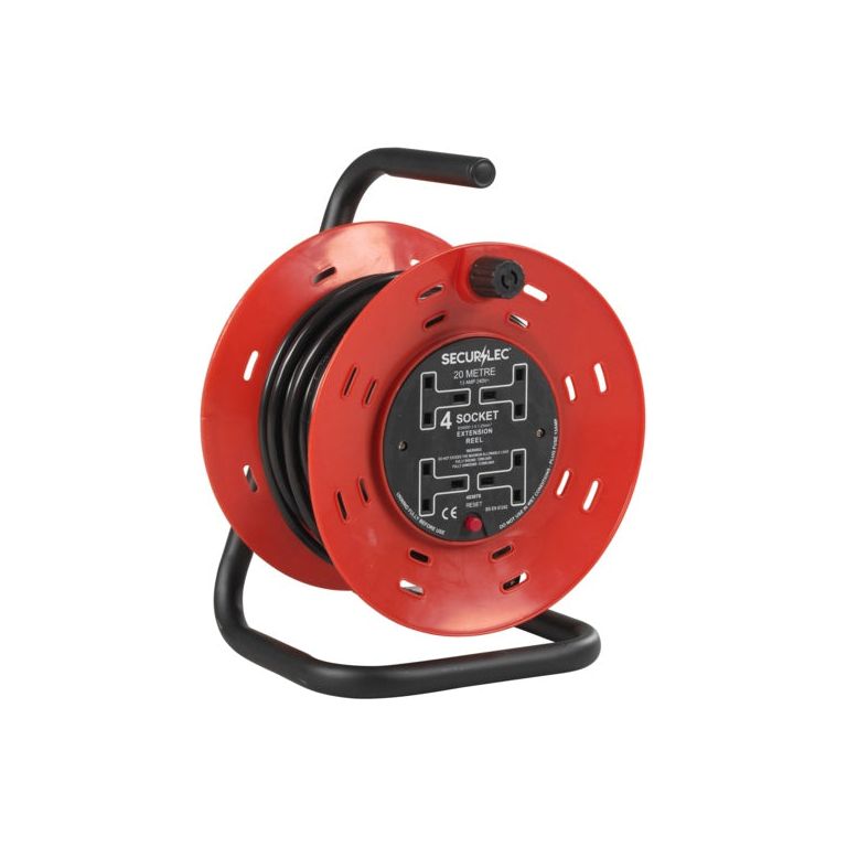 JDS Electricals 20m, 4 Gang Extension Reel