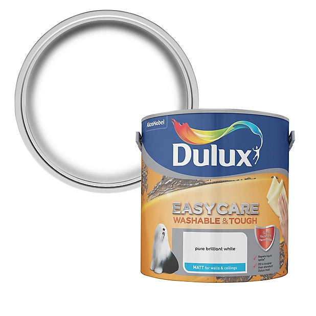 Dulux Easycare Washable and Tough - Matt - Pure Brilliant White