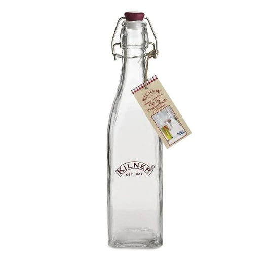 Buy Kilner Clip Top Square Bottle 550Ml From JDS DIY