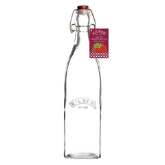 Kilner Clip Top Square Bottle 1L