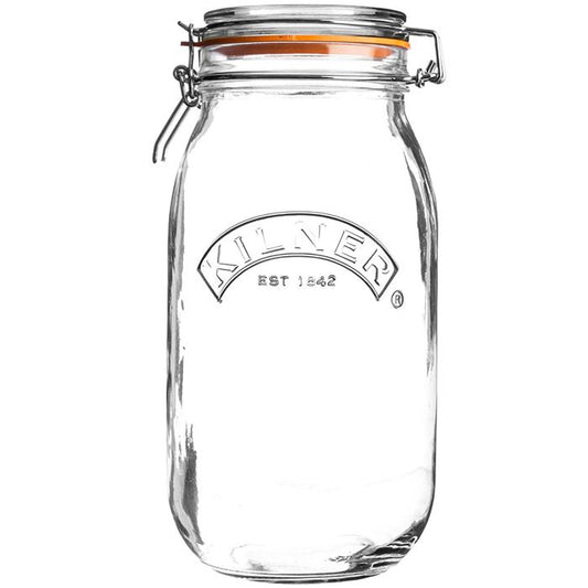 Kilner Clip Top Glass Jar - Round 2 Litre