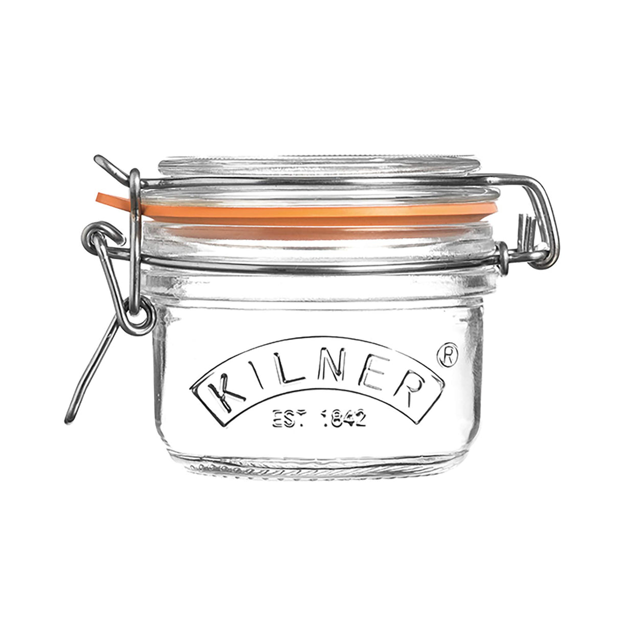 Kilner Square Clip Top Glass Storage Jar 500ml