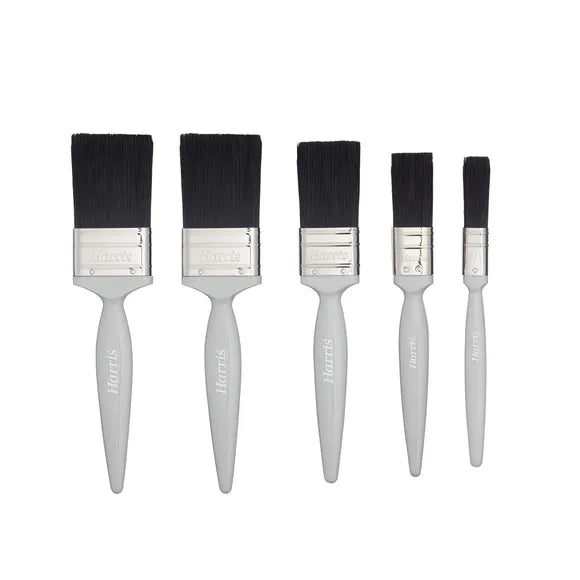 Harris Essentials Gloss Paint Brush Set Pack 5