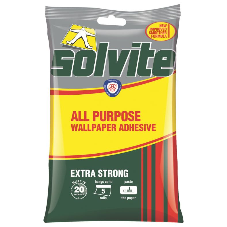 Solvite All Purpose Wallpaper Adhesive 5 Roll