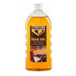 Buy Bartoline Teak Oil 1L, formulated to replace natural wood oils in hardwoods such as Oak and Teak | JDSDIY.COM