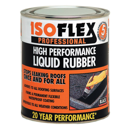 Isoflex Liquid Rubber Black - 4.25 L