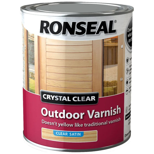 Ronseal Crystal Clear Outdoor Varnish Satin