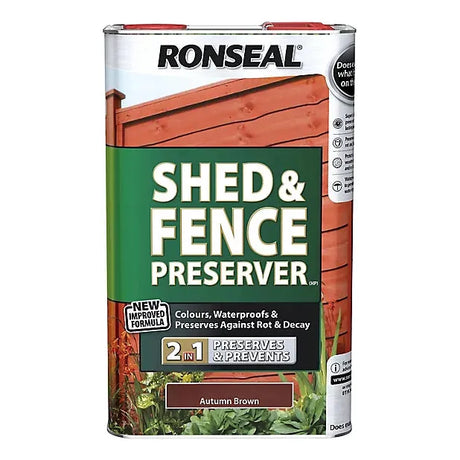 Ronseal Shed and Fence Preserver - 5L