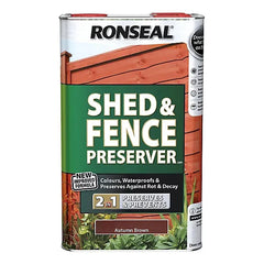 Ronseal 5 Litre Shed and Fence Preserver