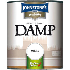 Buy Johnstone s 750ml Paint to Cover Damp - White | JDSDIY.COM