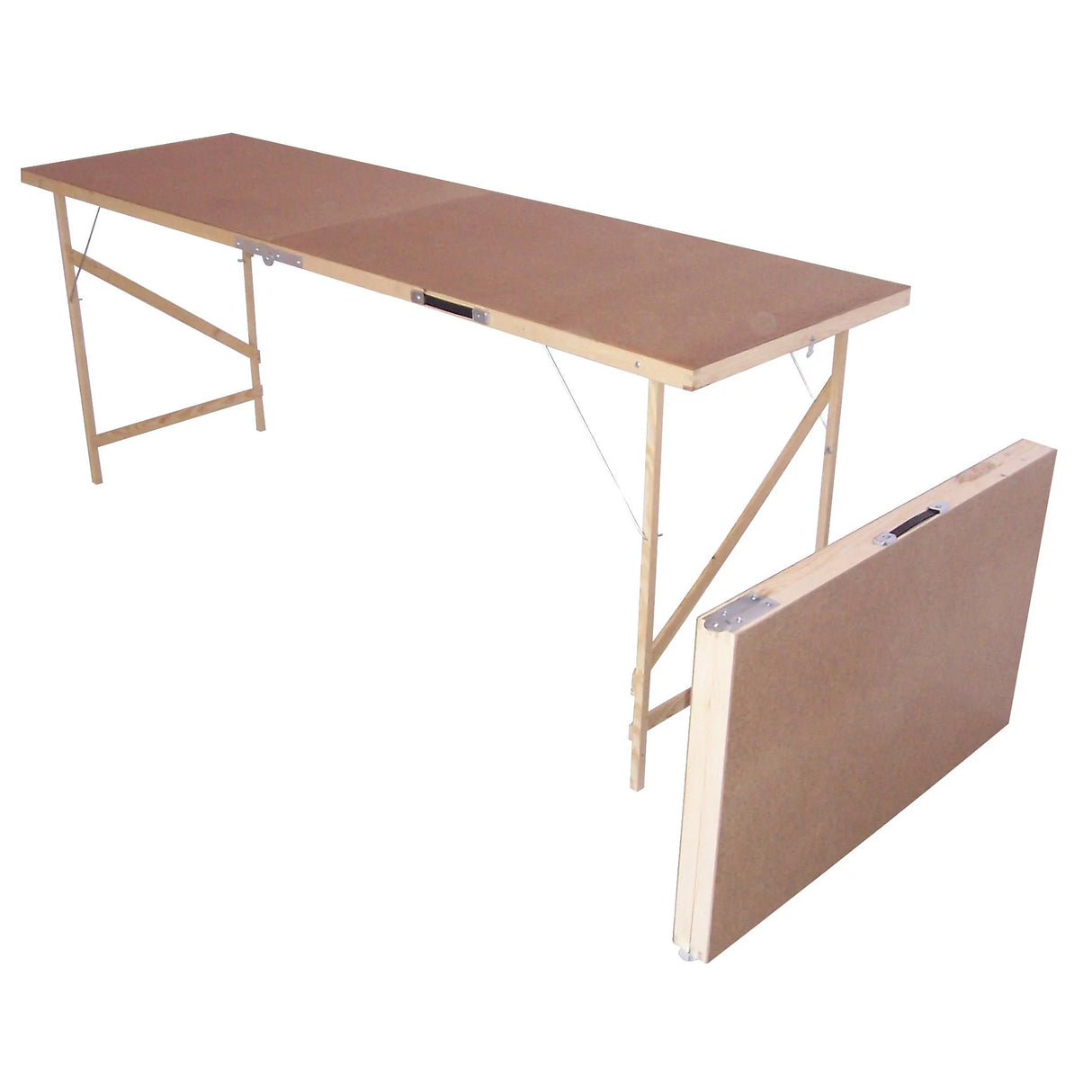 JDSDIY Wooden Hardboard Folding Wallpaper Paste Pasting Table