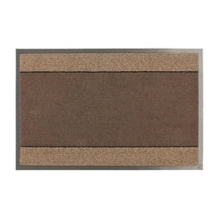 JVL Barrier Door Floor Mat, Brown, 40 x 60 cm
