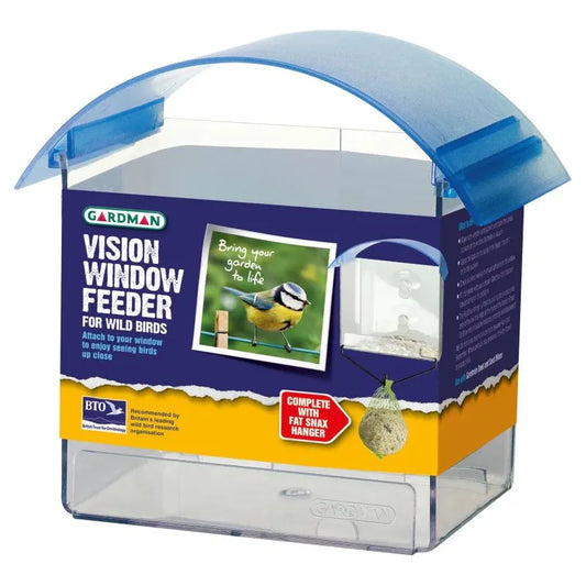 Buy Gardman All New Vision Window Bird Feeder From JDS DIY