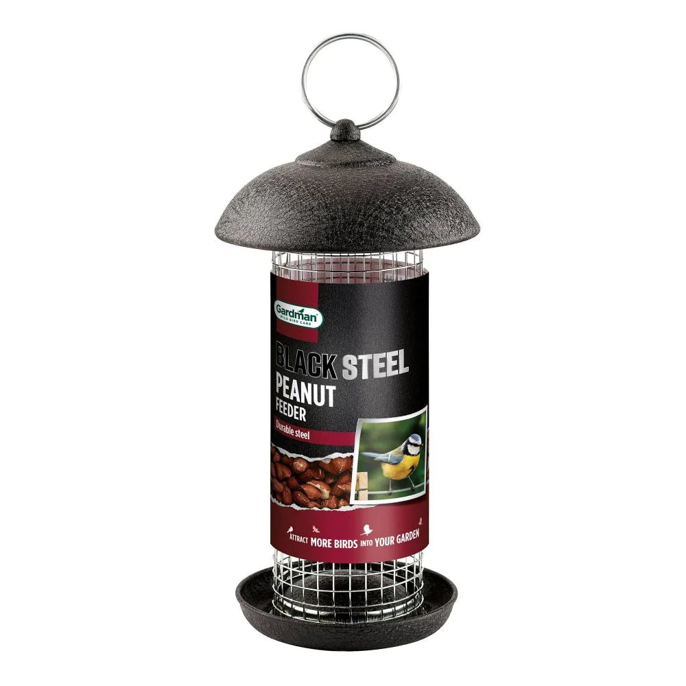 Buy Gardman Black Steel Peanut Bird Feeder | JDSDIY.COM