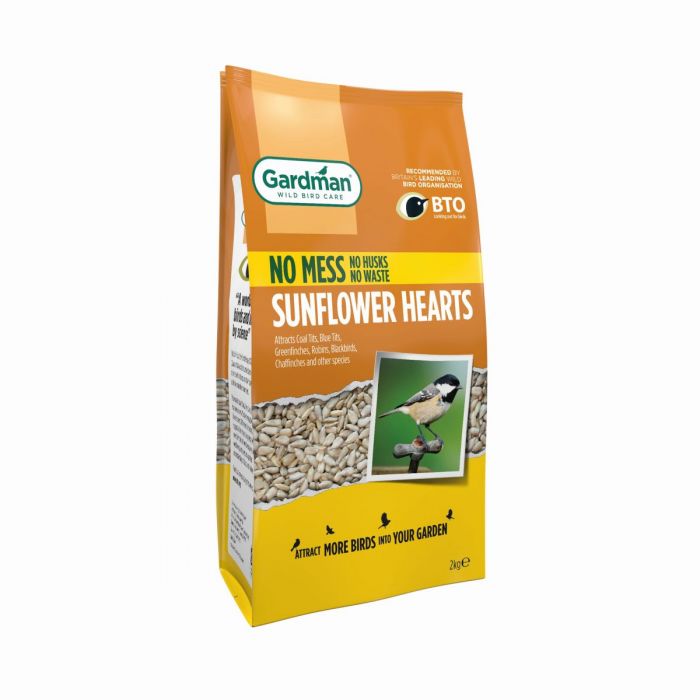 Gardman Sunflower Hearts Bird Seeds 2 kg