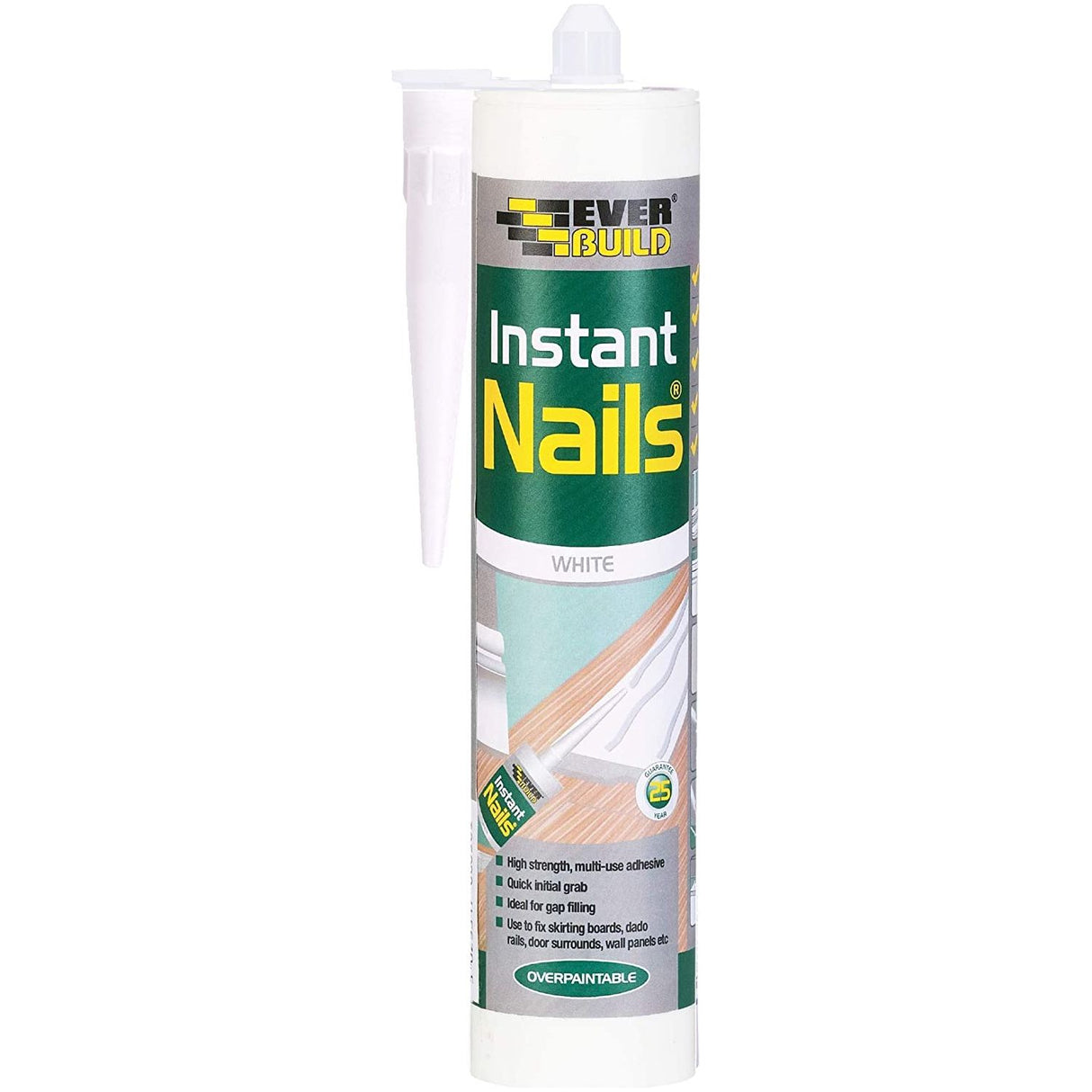 Everbuild Instant Nails in White - 290ml