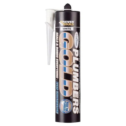 Buy Everbuild PLUMBERS GOLD - White From JDS DIY