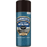 Hammerite Metal Paint Aerosal Hammered Black 400ml