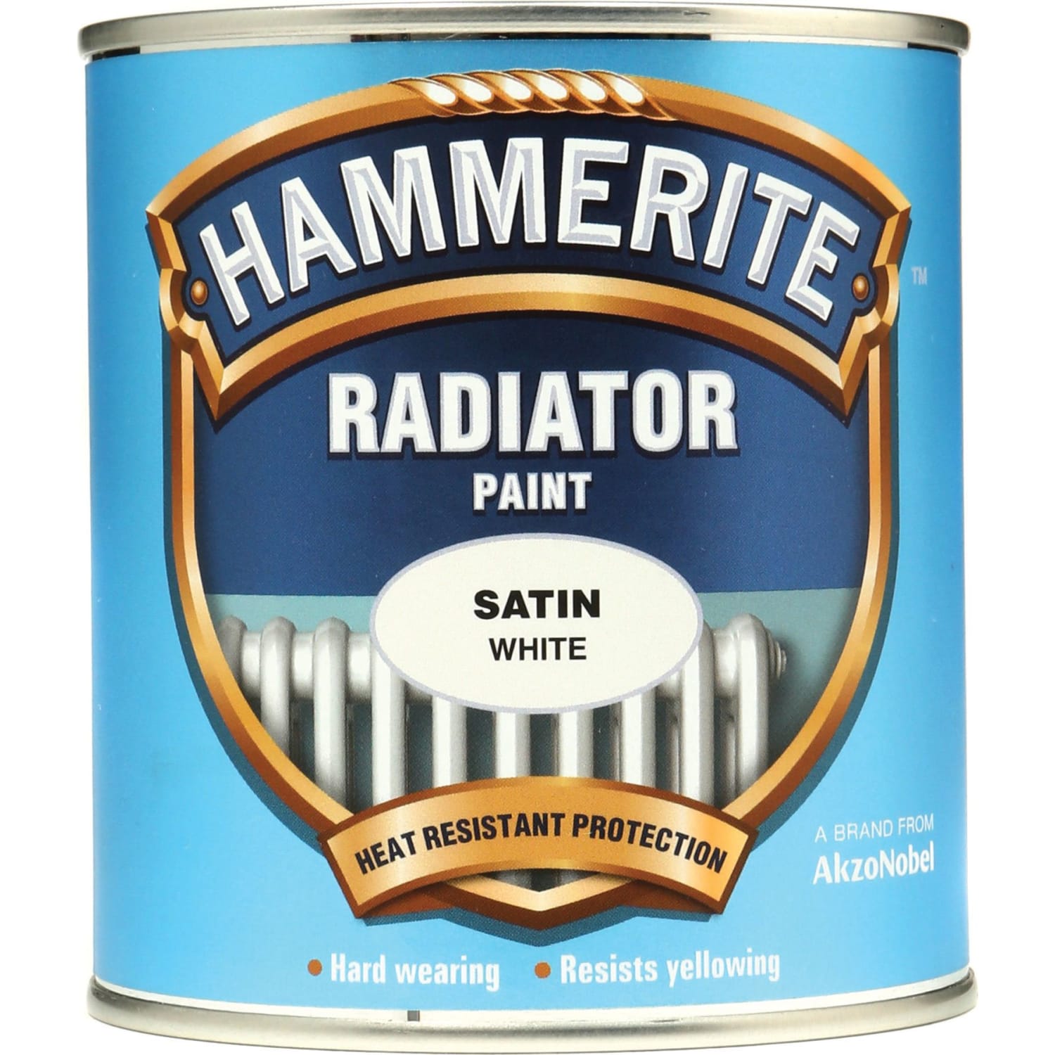 White Hammerite Radiator Enamel Satin White 500ml