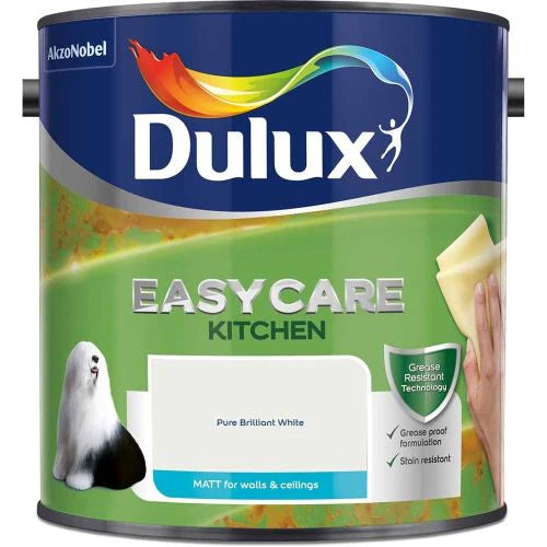Buy Dulux Easycare Kitchen Matt 2.5L - Pure Brilliant White | JDSDIY.COM