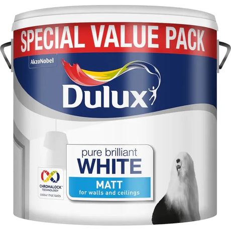 Dulux - Matt Paint - Pure Brilliant White