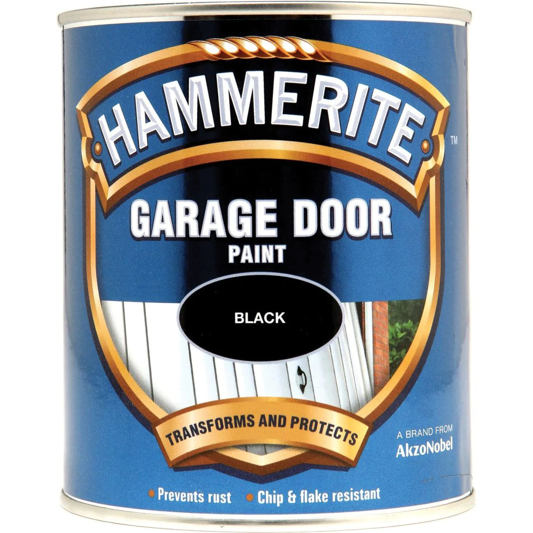 Buy Hammerite Garage Door Paint Black 750ML From JDS DIY