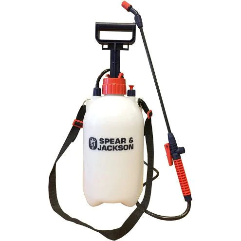 Buy SPEAR & JACKSON Pump Action Pressure Sprayer, 5 L, Blue, 5 Litre From JDS DIY