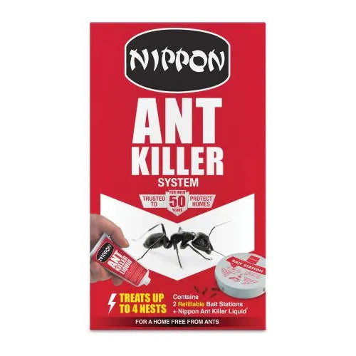 Buy Nippon Ant Control System 2 Traps & Liquid From JDS DIY