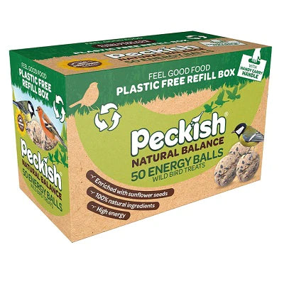 Peckish Natural Balance Energy Balls 50 Refill Box