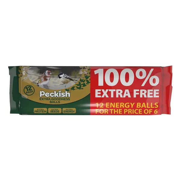 Peckish Extra Goodness Energy Ball 6 + 100% Extra Free