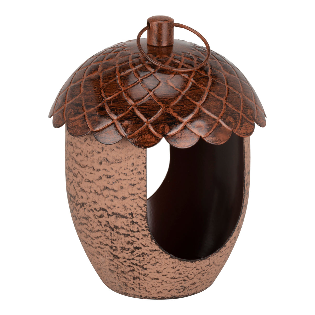 Peckish Acorn Shaped Metal Bird Feeder