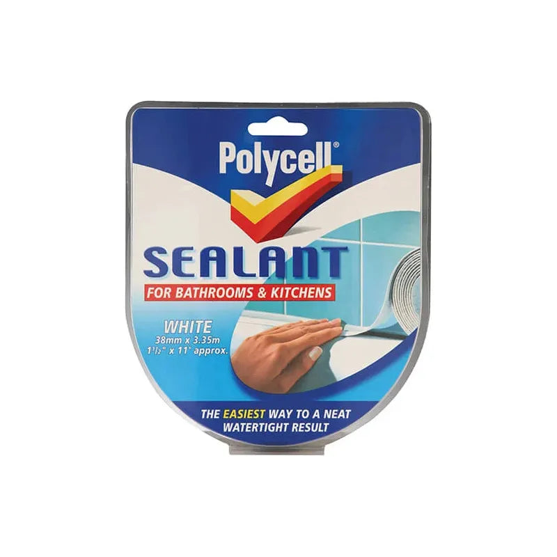 Polycell Sealant Strip Bathroom & Kitchen - White