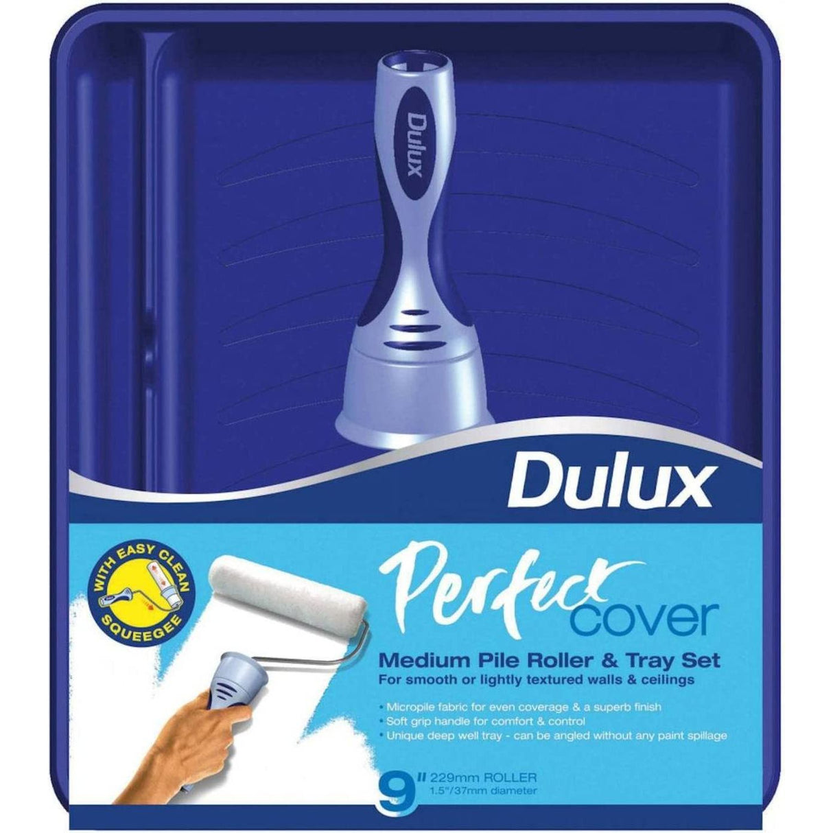 Dulux Perfect Cover Roller and Tray Set - 9"