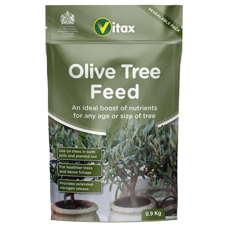 Buy Vitax Olive Tree Fertiliser 0.9kg Pouch From JDS DIY