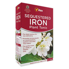 Vitax Sequestered Iron Plant Tonic 4 x 20g sachets