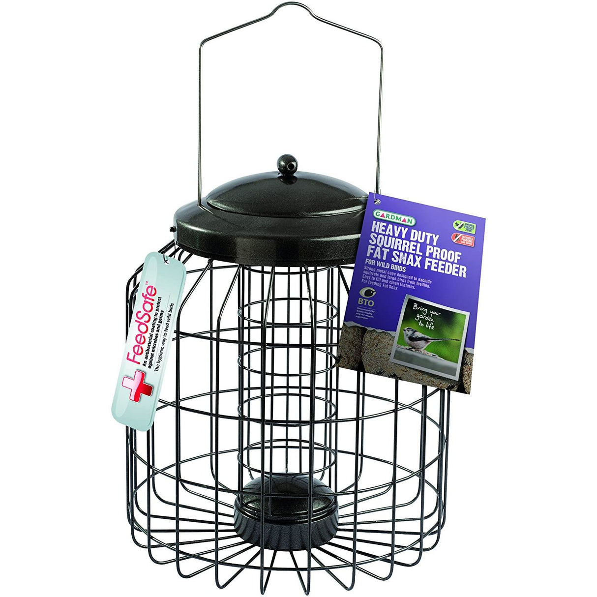 Gardman Heavy Duty Squirrel Proof Fat Snax Bird Feeder