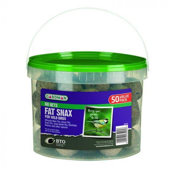 Gardman Suet Energy Fat Balls Bird Food Pack of 50