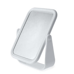 Blue Canyon Free Standing White Plastic Cosmetic Mirror