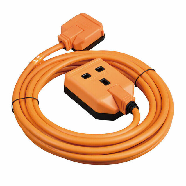 Masterplug 10amp 1 Socket 10m Extension Lead - Orange