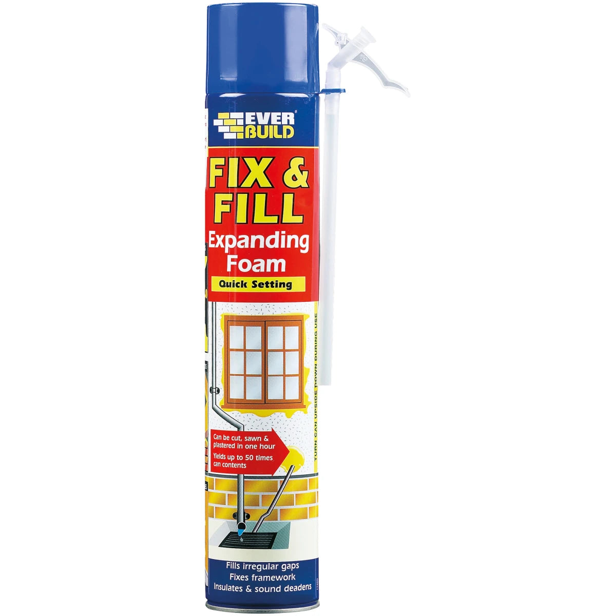 Everbuild Fix & Fill Expanding Foam - 750mL