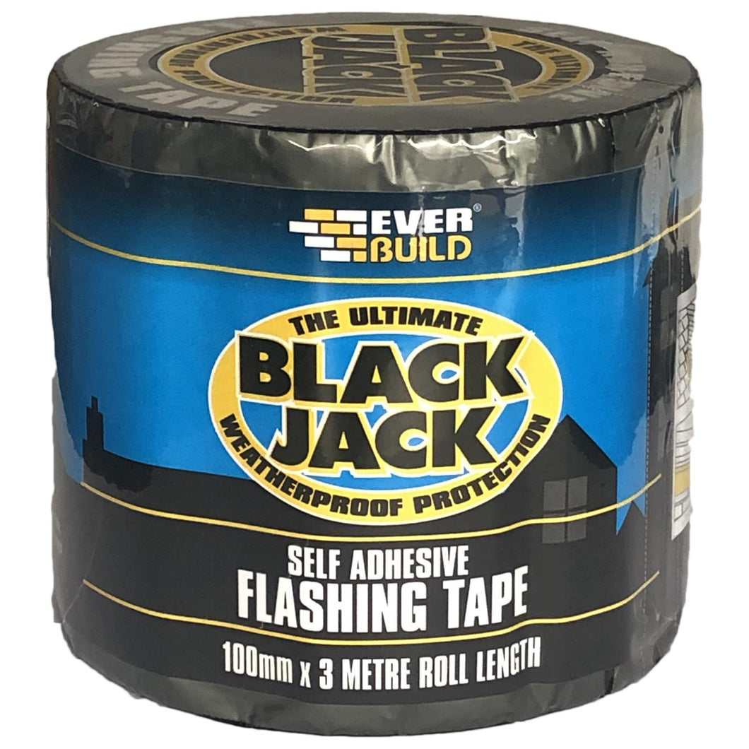 Everbuild Black Jack Flashing Trade Tape, Lead Look, 100 mm x 3 m
