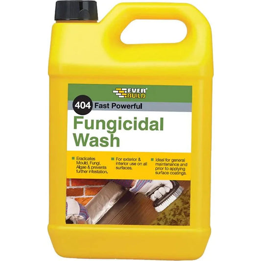 Buy Everbuild 404 Fast Powerful Fungicidal Wash, 5 Litre From JDS DIY