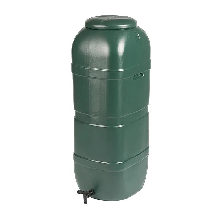 Strata Products Ltd Ward 210L Water Butt including Tap and Lockable Lid - Green/black