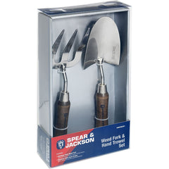 Spear & Jackson Natural Stainless Steel Trowel and Weed Fork Set