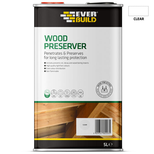 Everbuild Wood Preserver 5L