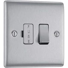 Buy BG Electrical Switched Fused Connection Unit - Brushed Steel - (NBS50-01) From JDS DIY