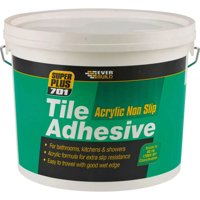 Buy Everbuild 701 Non Slip Tile Adhesive White 14kgFrom JDS DIY