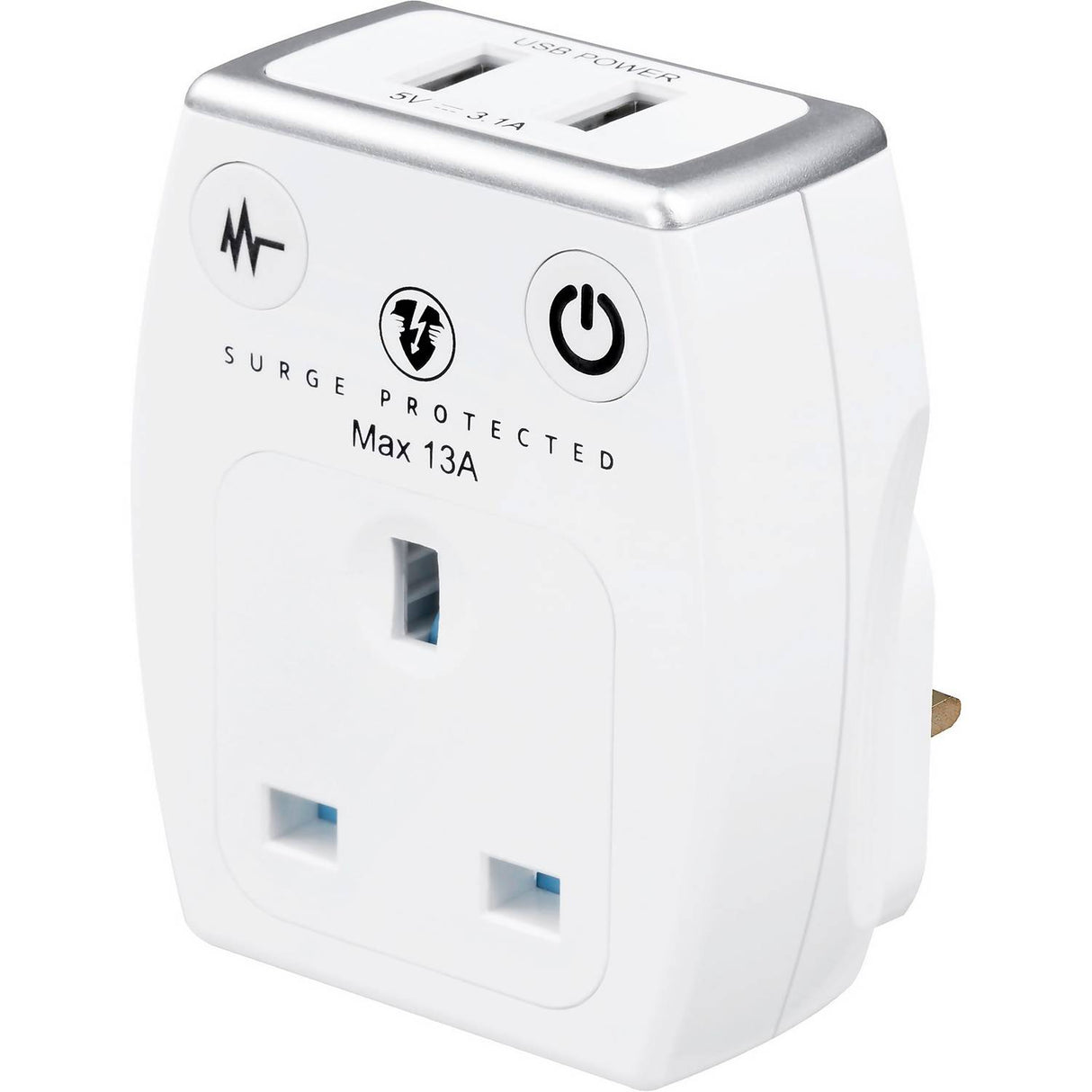 Masterplug High gloss USB Adaptor