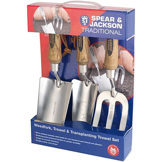 Spear and Jackson Traditional Stainless Steel Set, Multi-Colour